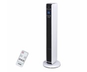 New White Optimus H-7329 29 in. Oscillating Tower Heater w/ Digital Readout USA