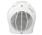 White Vie Air VA-305 1500W Portable Ceramic Fan Heater w/ Adjustable Thermostat