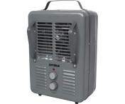 New Black Optimus Portable Utility Radiant Space Heater w/ Thermostat USA & Fast