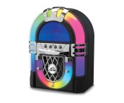 New Victor Mini Bluetooth Speaker Jukebox w/ Multicolor LED Lighting - USA Fast!