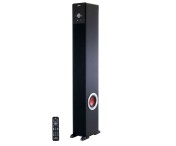 New Black Befree Bluetooth Powered 90 Watt Tower Speaker w/ 5.1 Inch Subwoofer