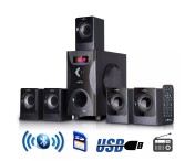 New Black Befree Sound 5.1 Channel Surround Sound Bluetooth Speaker Home Theater